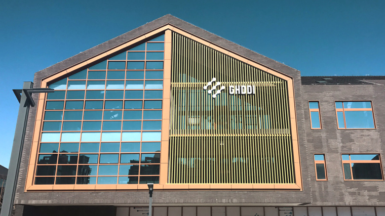 以藥滴、基因、細(xì)胞為靈感的GHDDI全球健康藥物研究所logo設(shè)計