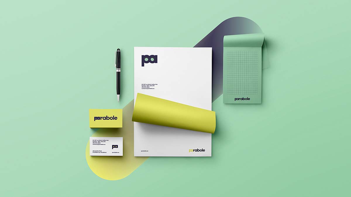 Parabole游戲公司企業VI形象設計“玩轉字母與望遠鏡”