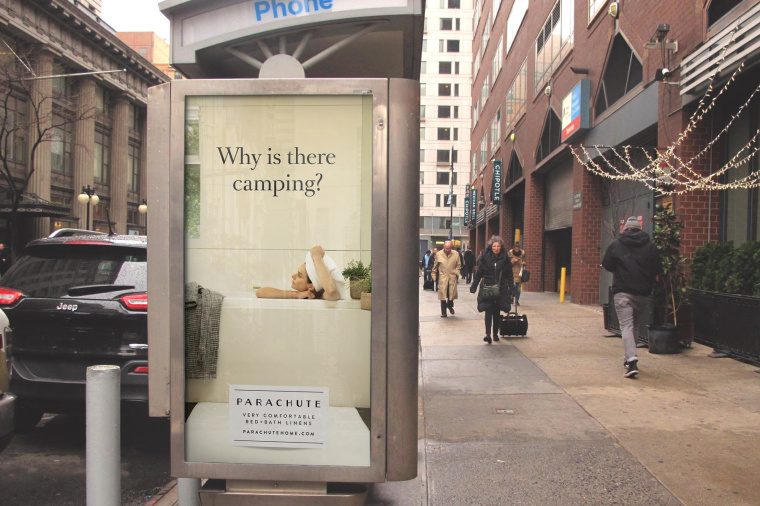 Parachute床單家居服品牌平面創(chuàng)意廣告“使家庭生活回歸慢節(jié)奏”篇-為什么要露營？