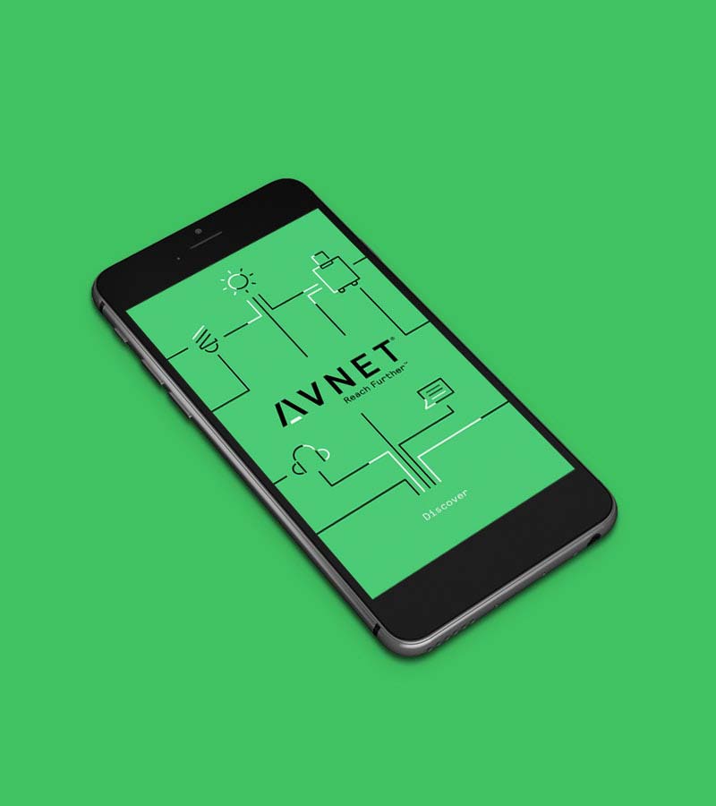 AVNET電子元件集團新品牌logo與視覺形象VI設計