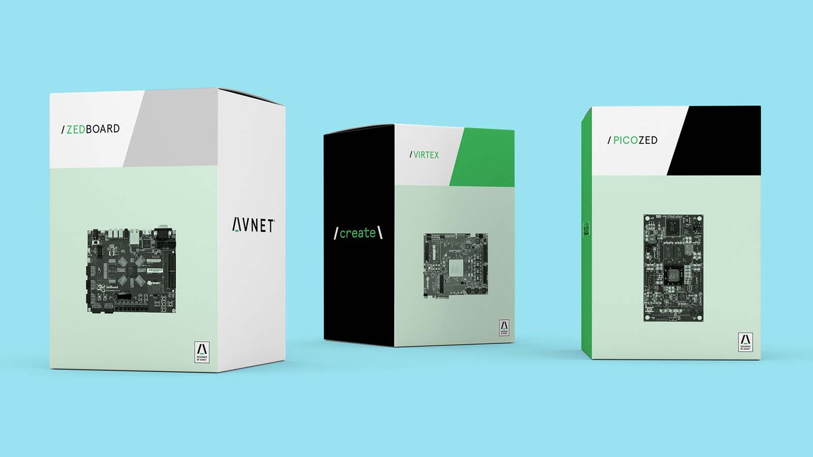 AVNET電子元件集團新品牌logo與視覺形象VI設計