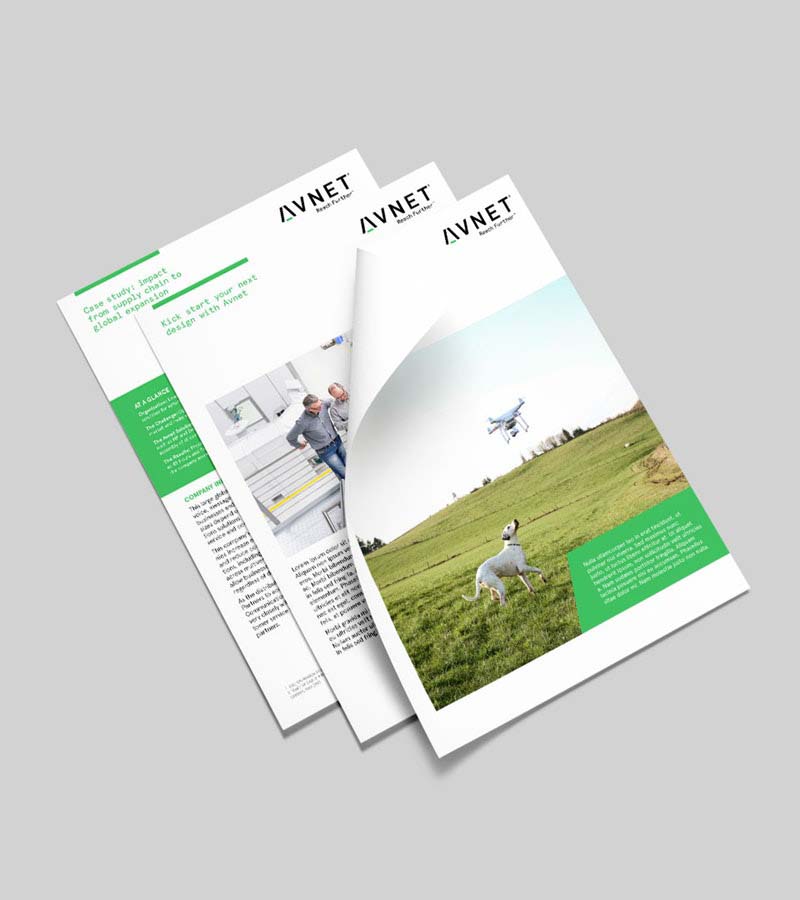 AVNET電子元件集團新品牌logo與視覺形象VI設計