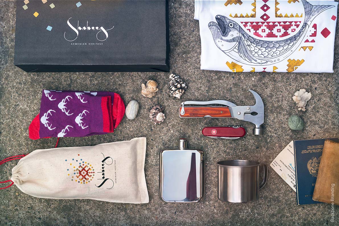 像素民族風格Shabeeg亞美尼亞服裝品牌視覺設計