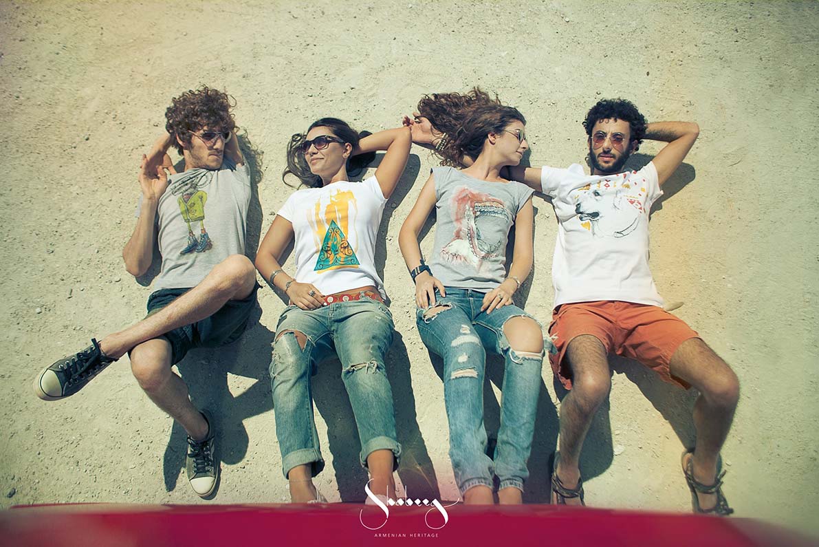 像素民族風格Shabeeg亞美尼亞服裝品牌視覺設計