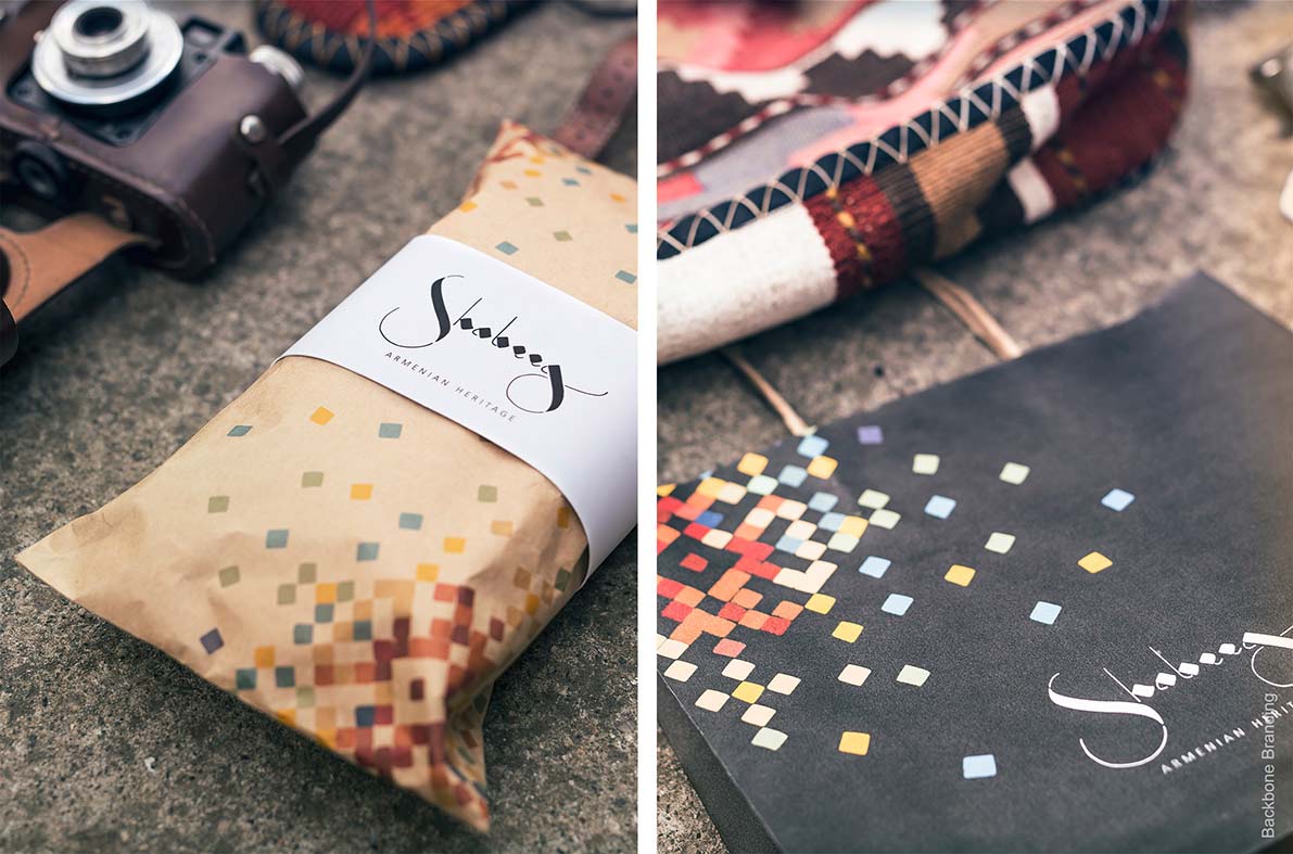 像素民族風格Shabeeg亞美尼亞服裝品牌視覺設計