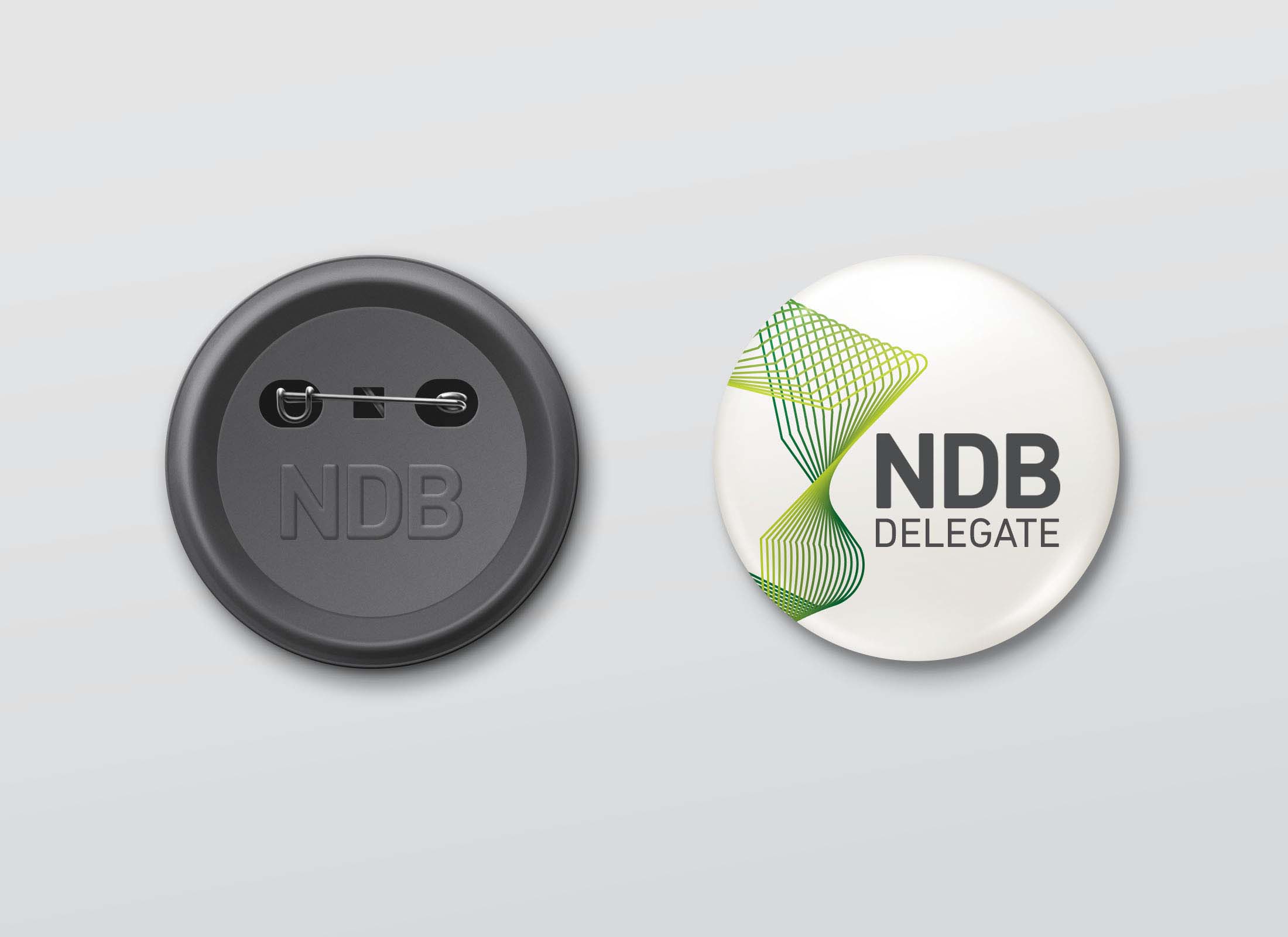 金磚國家新開發銀行標識logo設計-可持續發展的動感線條logo