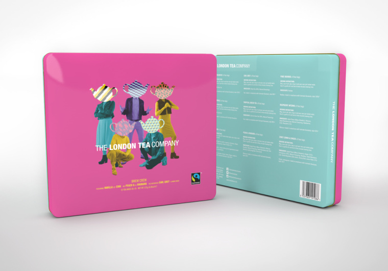 倫敦茶葉公司袋泡茶茶葉時尚禮盒包裝設計欣賞