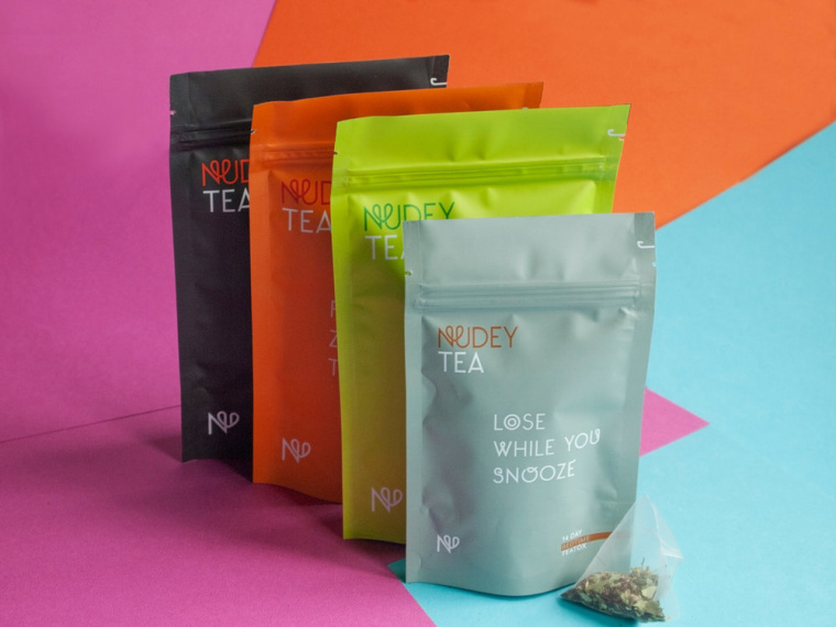 NUDEYTEA茶葉包裝設計