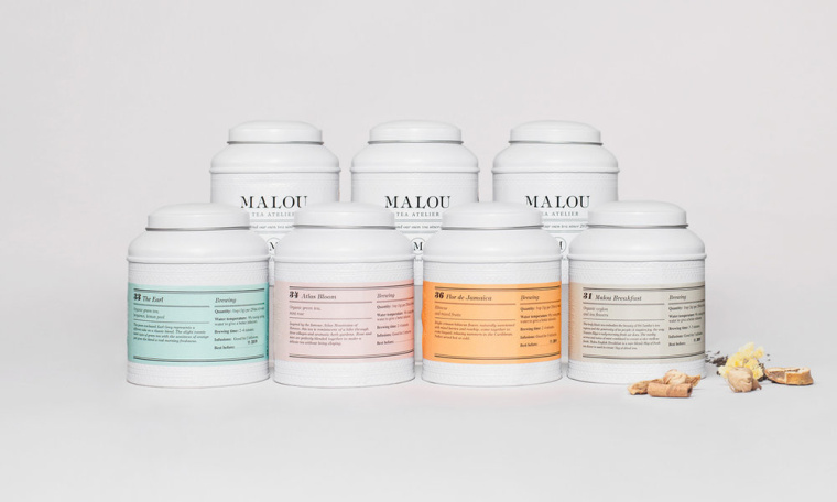 IT‘S TIME FOR TEA WITH MALOU TEA ATELIER茶葉包裝設計