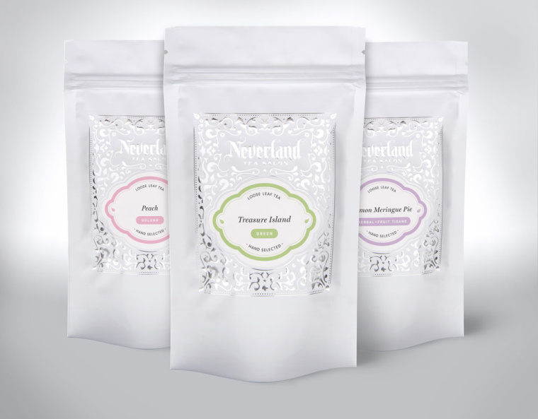NEVERLAND TEA茶葉包裝設計