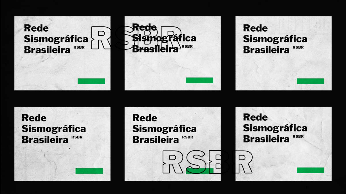 波浪線性風格標志設計VI設計- RSBR巴西地震網絡站品牌形象重塑