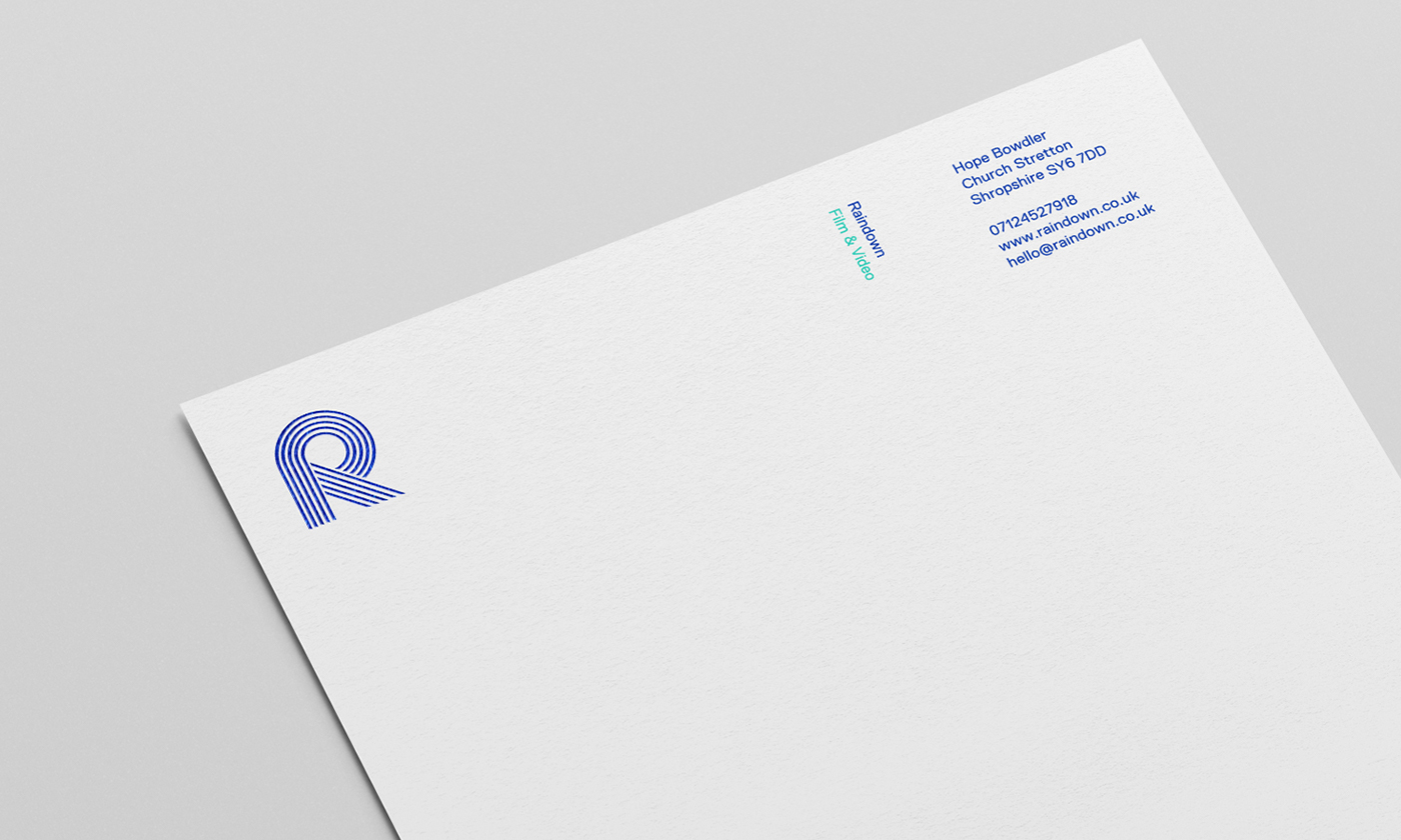 Raindown電影工作室標志設計品牌形象設計