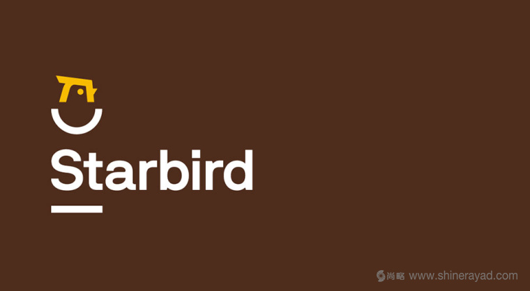 Starbird 炸雞快餐餐廳餐飲logo設計-上海logo設計公司