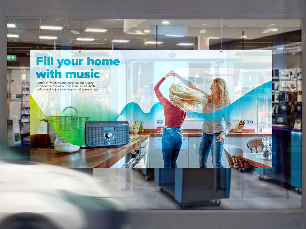 英國電子零售品牌Maplin動感漸變電子風格標志設計與VI形象設計