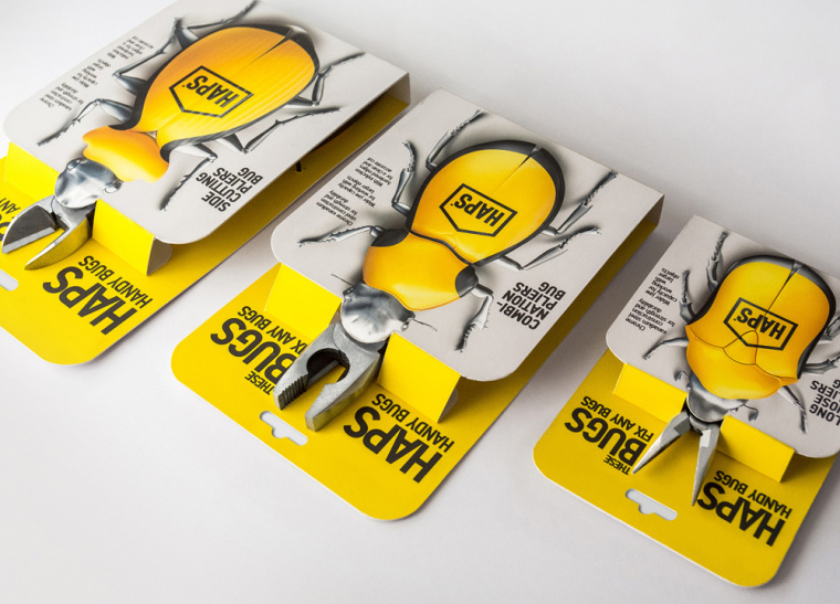 Handy Bugs五金工具昆蟲產品造型創意設計與包裝設計-上海包裝設計公司