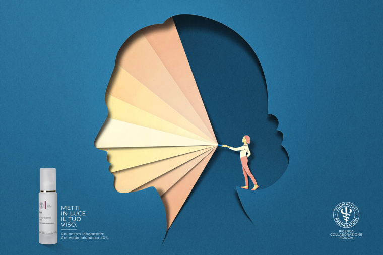 Farmacisti Preparatori美容保健產(chǎn)品平面廣告創(chuàng)意“年輕篇”-突出