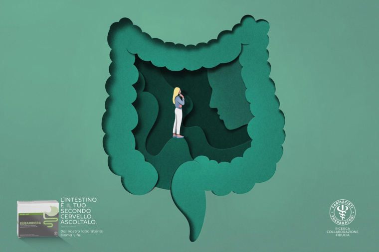 Farmacisti Preparatori美容保健產(chǎn)品平面廣告創(chuàng)意“年輕篇”-腸道