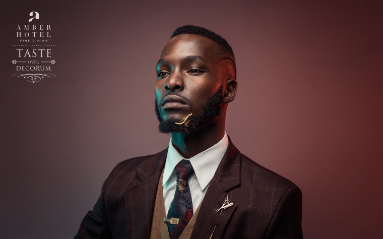 Isobar廣告公司為琥珀餐廳酒店策湖設計的食物殘留篇餐飲平面創意宣傳廣告-意大利通心粉