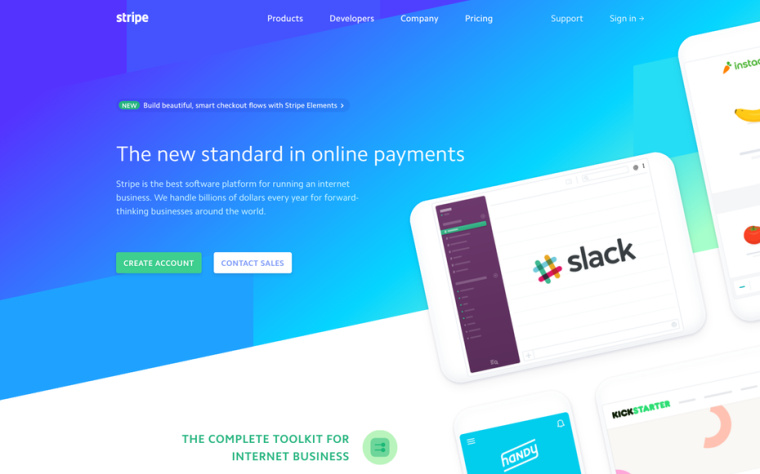 2018年激動人心的平面設計趨勢-漸變（我們也稱之為顏色轉換）