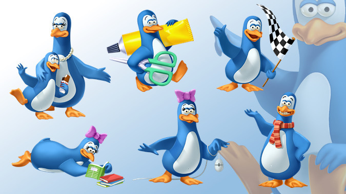 19個在廣告活動中享譽世界的最佳吉祥物-可愛pinguins 平德仁德