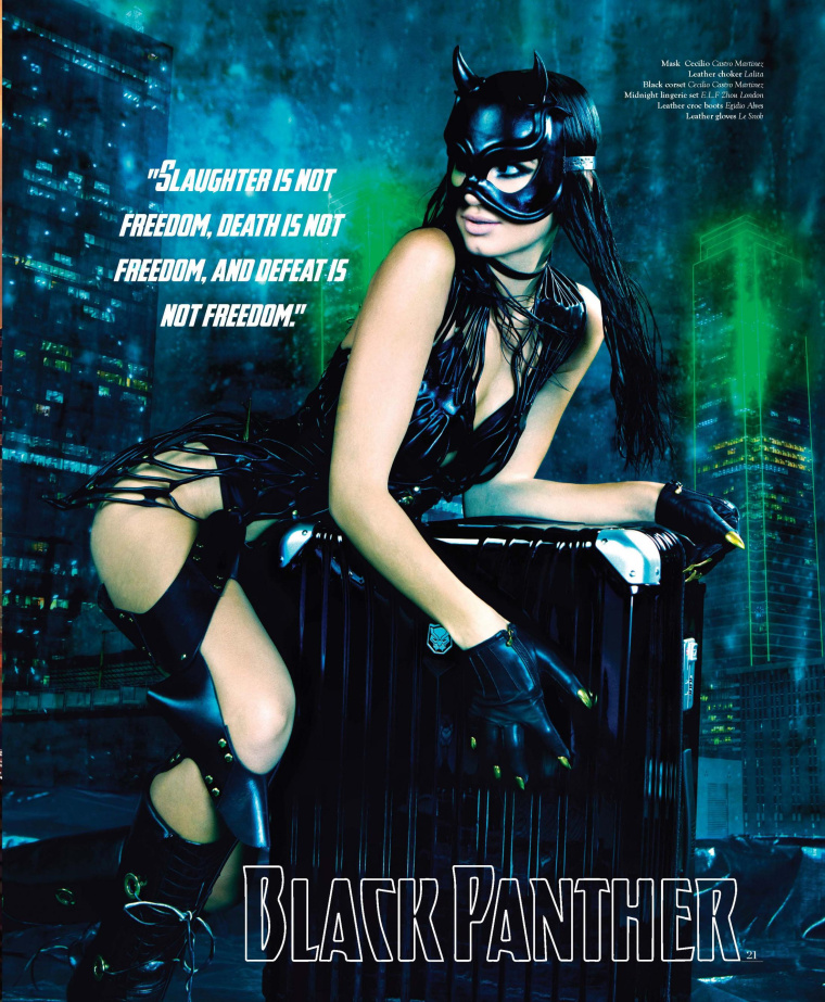 DESENO拉桿箱“女子超級(jí)英雄”系列平面廣告海報(bào)創(chuàng)意設(shè)計(jì)欣賞-黑豹