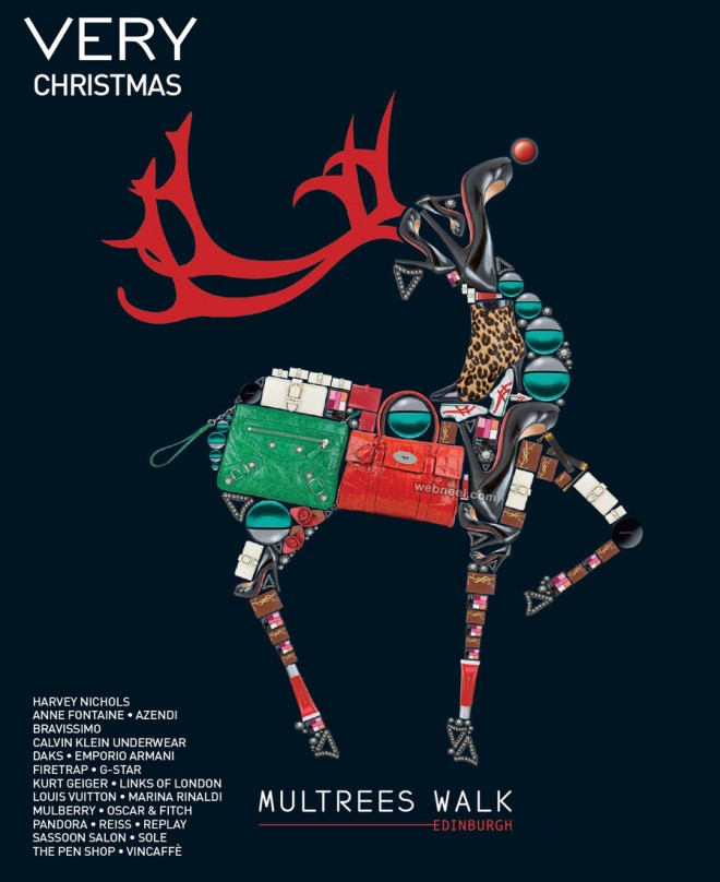 50張最佳圣誕節平面創意廣告海報佳作-上海廣告設計公司