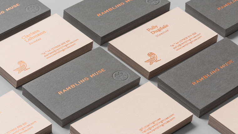 Rambling繆斯餐飲品牌形象設計-名片設計