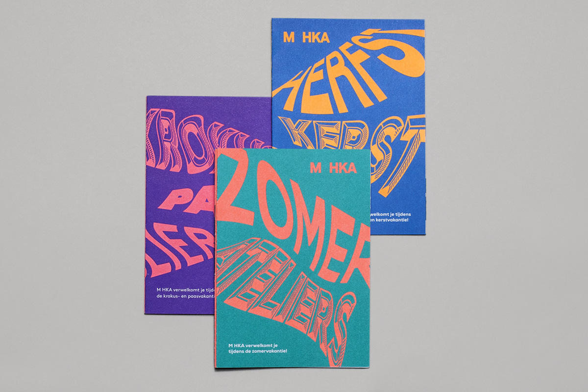 M HKA 藝術課程兒童學習班宣傳單頁設計－上海平面設計公司