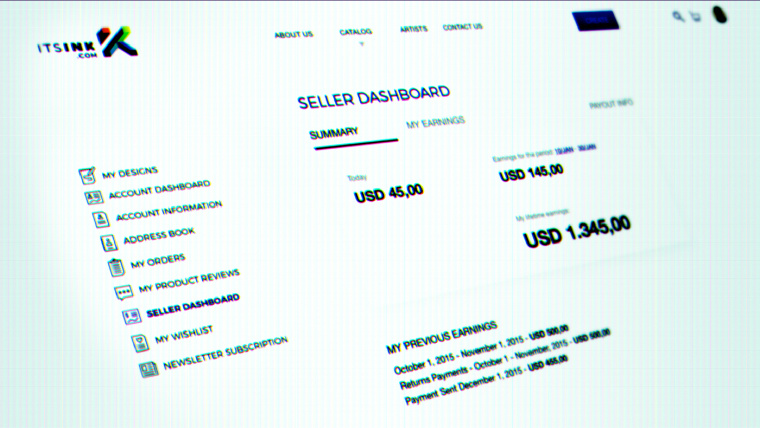 ITSINK 時尚電商網站logo設計－上海logo設計公司