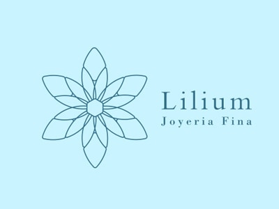 百合花型珠寶logo設計