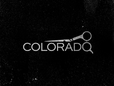  剪刀加字母的沙龍logo設(shè)計-上海logo設(shè)計公司