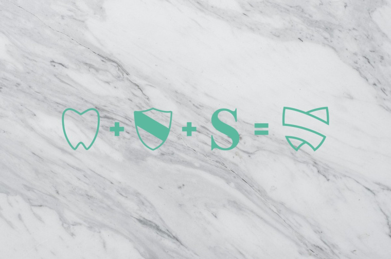 上海標志設計公司-抽象線條 Santino Lisi 牙醫品牌標志設計