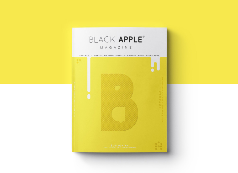 上海畫冊設計公司欣賞：美麗明黃色的黑蘋果雜志畫冊設計