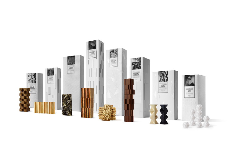 Noble房地產(chǎn)開發(fā)商食品禮盒禮品套裝包裝設(shè)計，源自建筑的設(shè)計靈感