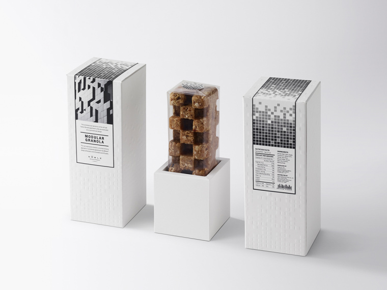 Noble房地產(chǎn)開發(fā)商食品禮盒禮品套裝包裝設(shè)計，源自建筑的設(shè)計靈感