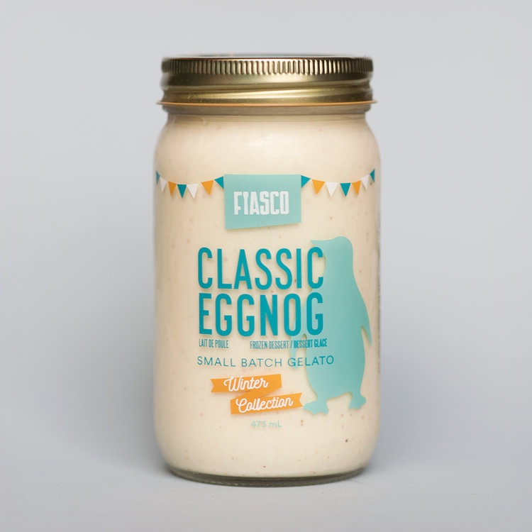 動物圖案風 Fiasco 意式冰淇淋甜食冬季版包裝設計-企鵝