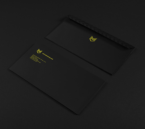 Mhendisler建筑公司幾何線條風格企業VI設計