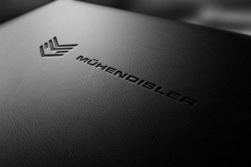 Mhendisler建筑公司幾何線條風格企業VI設計