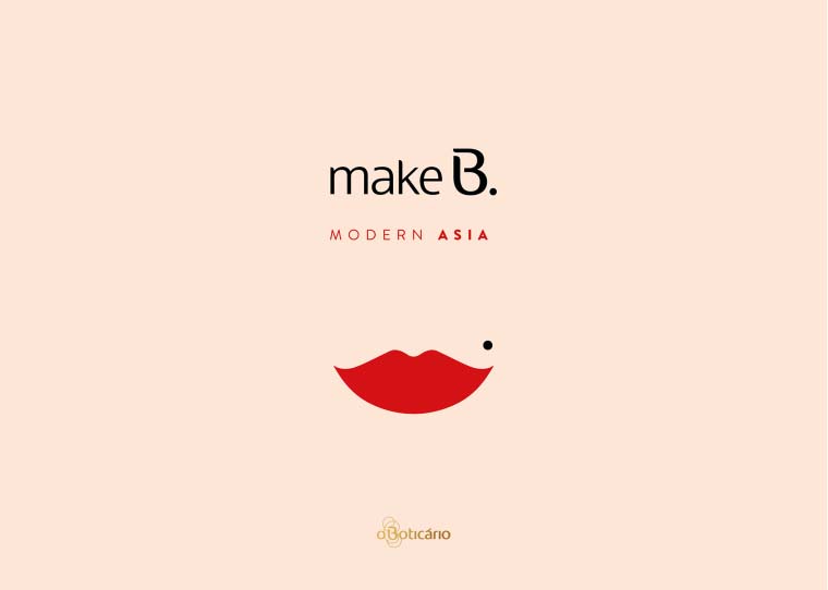 Make B.口紅品牌logo設計