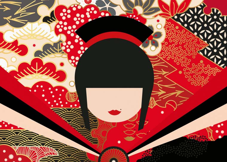 驚艷您眼球的Make B.口紅包裝設計，一股濃郁艷麗的東方風情插畫