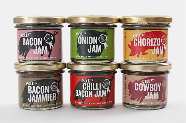 Eat 17培根醬包裝設計-上海食品包裝設計公司醬菜腌制品包裝設計欣賞