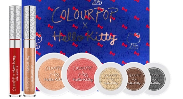 ColourPop - Hello Kitty 彩妝化妝品包裝設(shè)計-上海包裝設(shè)計公司幽默化妝品包裝欣賞