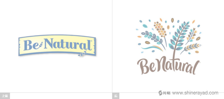 Be Natural 燕麥片logo設計-上海logo設計公司