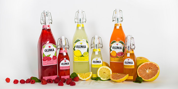 OLENKA 水果味伏特加酒果酒概念品牌包裝設計插畫設計-上海包裝設計公司