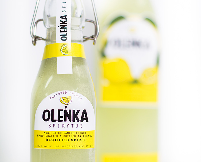 OLENKA 水果味伏特加酒果酒概念品牌包裝設計插畫設計-上海包裝設計公司