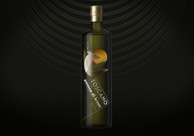 Punton di Leone 橄欖油包裝設計動物創意插畫篇-上海包裝設計公司食用油包裝欣賞