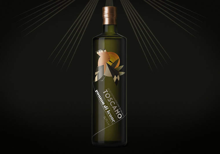 Punton di Leone 橄欖油包裝設計動物創意插畫篇-上海包裝設計公司食用油包裝欣賞