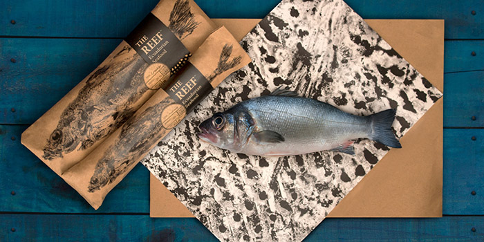 通過拓印設(shè)計的Reef 品牌海魚海鮮產(chǎn)品包裝設(shè)計欣賞-上海包裝設(shè)計公司