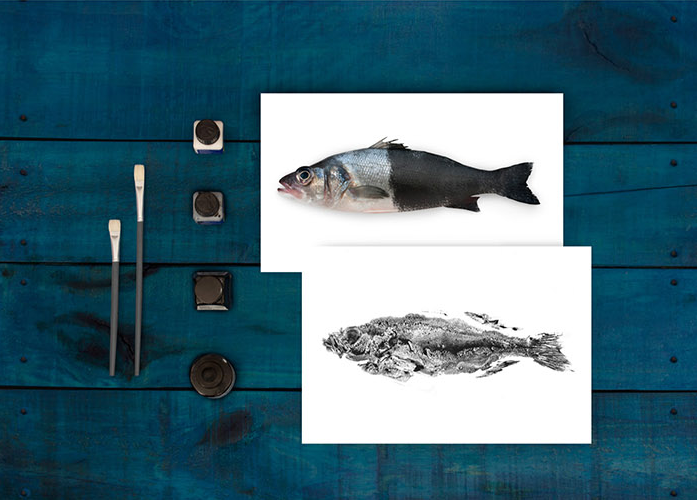 通過拓印設計的Reef 品牌海魚海鮮產品包裝設計欣賞-上海包裝設計公司