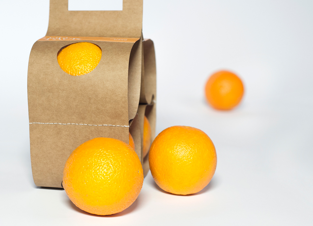 VitaPack便于攜帶0.5公斤橘子水果包裝設計-上海農產品包裝設計公司